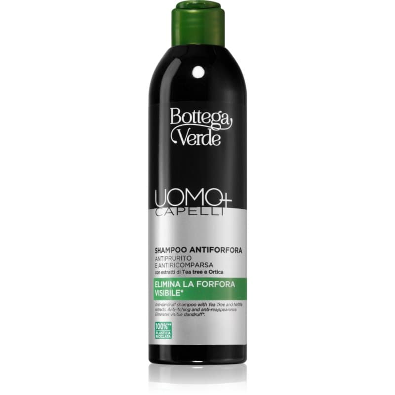 Bottega Verde Man+ Anti-Ross Shampoo voor Droge en Jeukende Hoofdhuid 250 ml