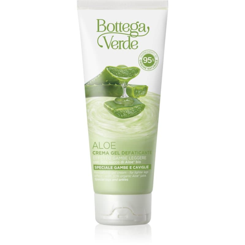 Bottega Verde Aloe Vera hydraterende, kalmerende gelcrème voor Vermoeide Voeten 100 ml