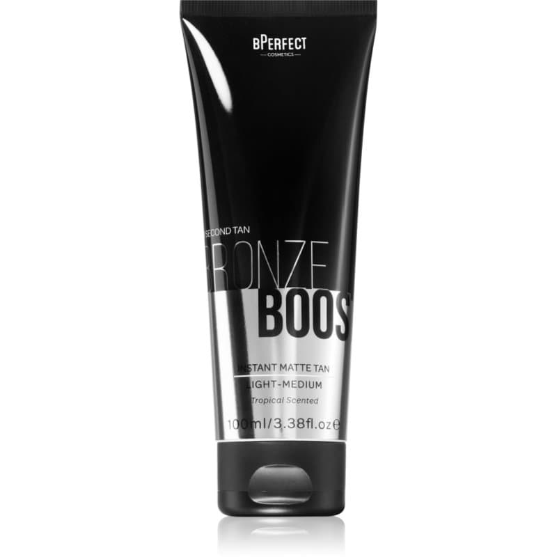 BPerfect Bronze Boost Instant Matte Tan Zelfbruinende Crème voor Gezicht en Lichaam Tint Light-Medium 100 ml