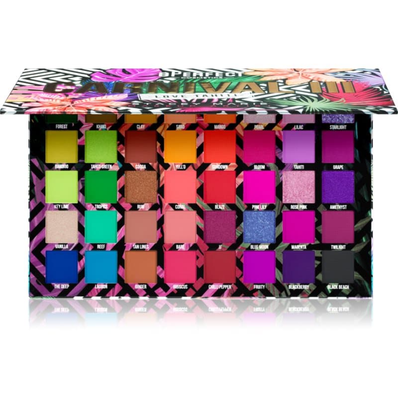 BPerfect Carnival III Love Tahiti oogschaduw palette 64 g