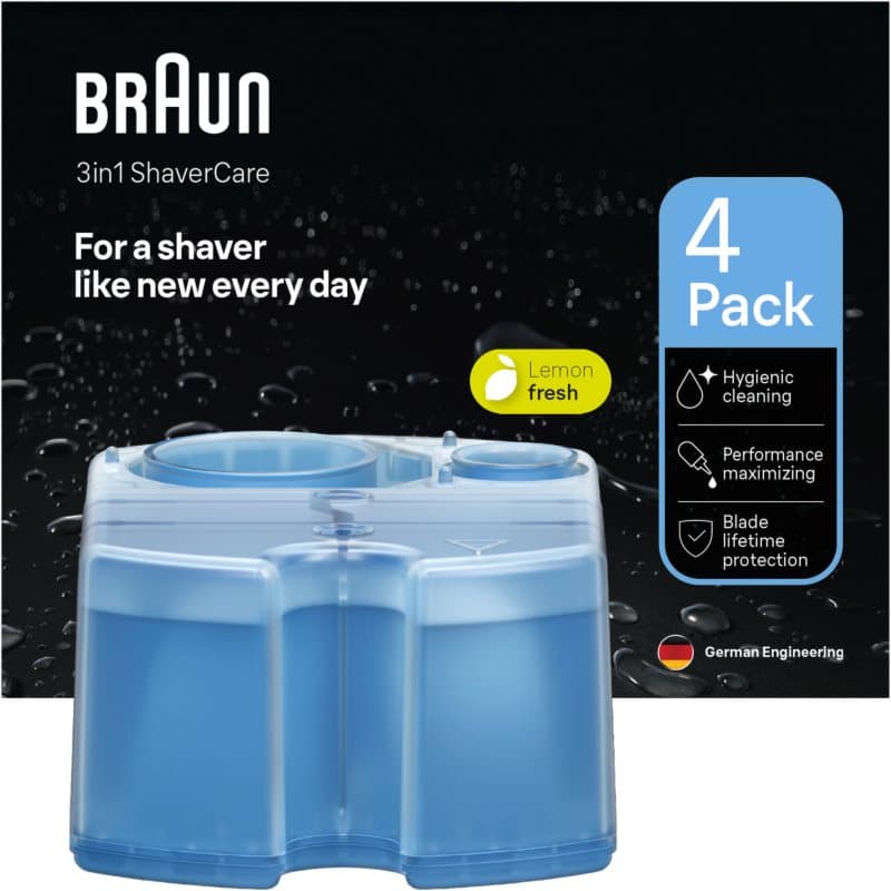 Braun CCR Refill LemonFresh Vervangende Vulling voor het Reinigingsstation met geur Lemon Fresh 4 st