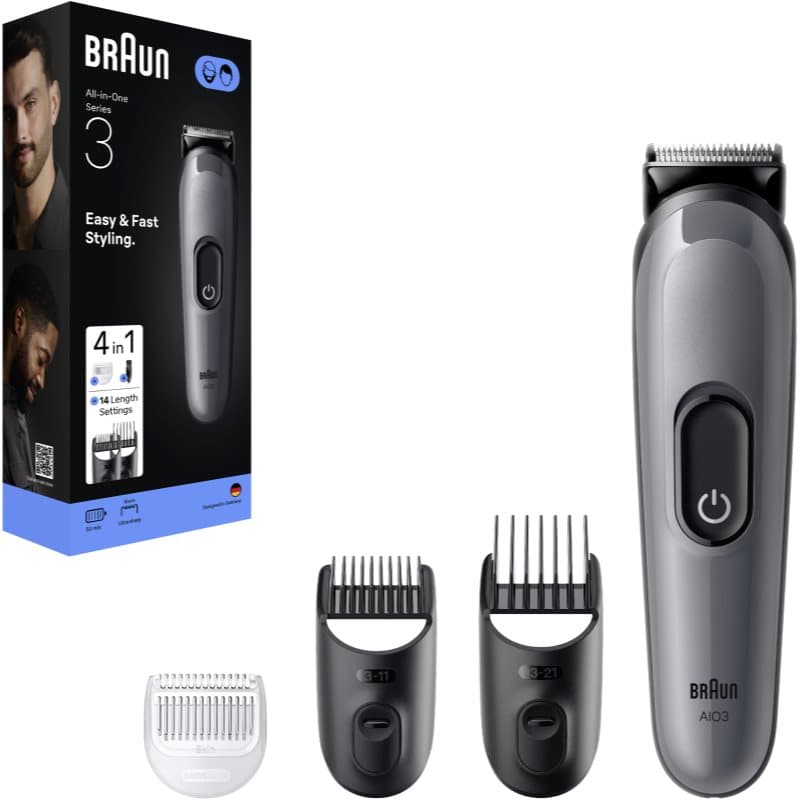 Braun All-In-One Series 3 AIO3500 verzorgingsset voor haar en baard 4in1 1 st