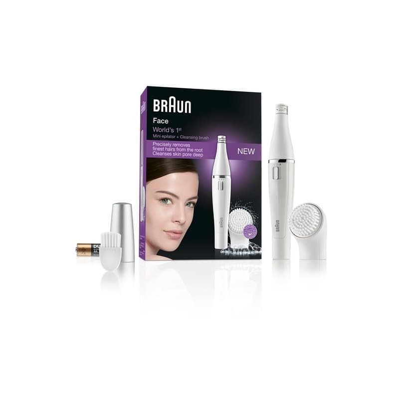 Braun Face 810 Epilator met Reinigingsborsteltje voor het Gezicht 1 st