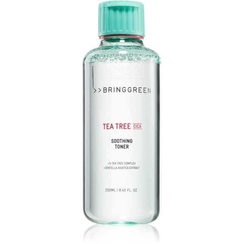 BRINGGREEN Tea Tree Cica Soothing Toner Kalmerende Tonic met Hydraterende Werking 250 ml