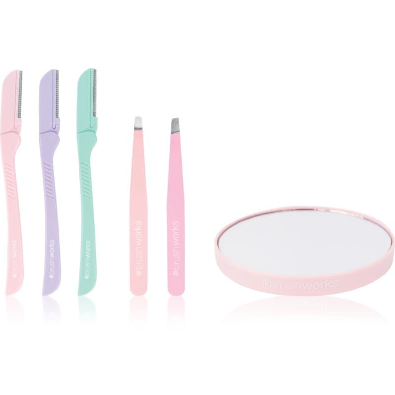 Brushworks Brow Shaping Set Set voor Perfecte Wenkbrauwen