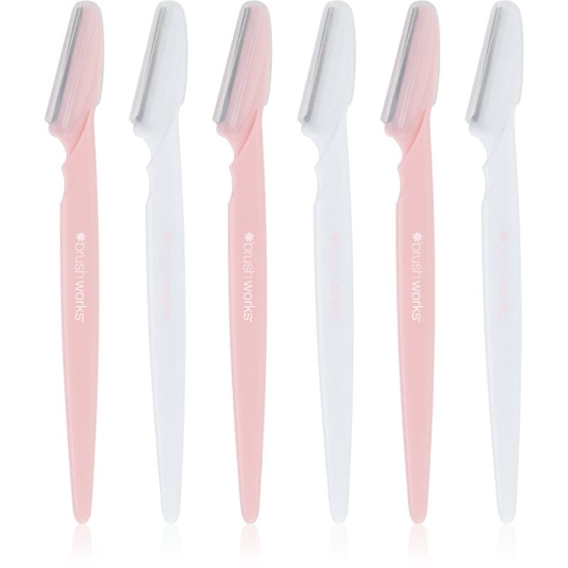 Brushworks Angled Dermaplaners scheermes voor het Gezicht