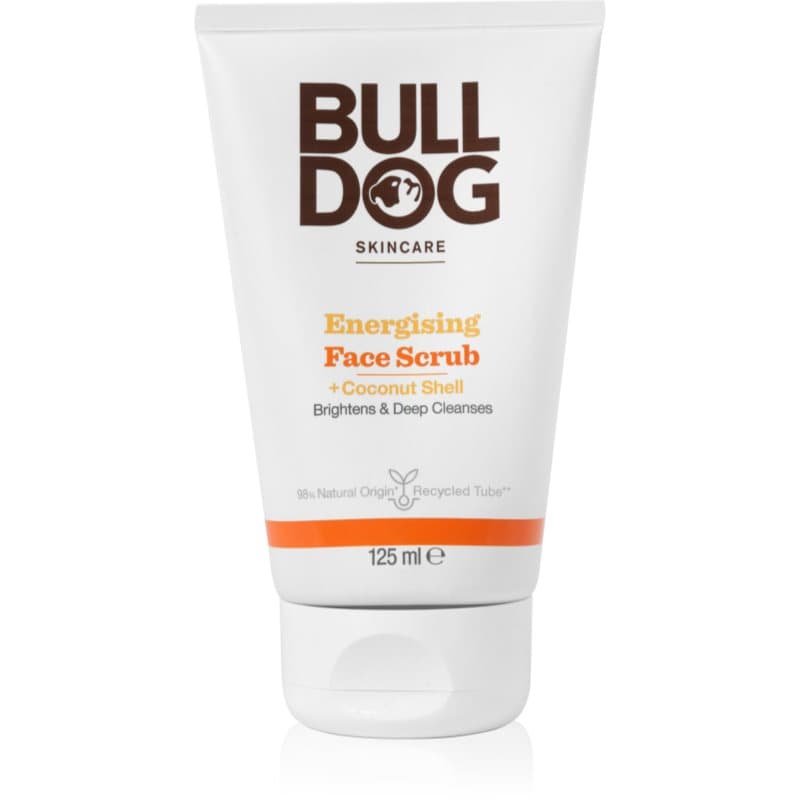 Bulldog Energising Face Scrub Verfrissende Gezichtspeeling voor Mannen 125 ml