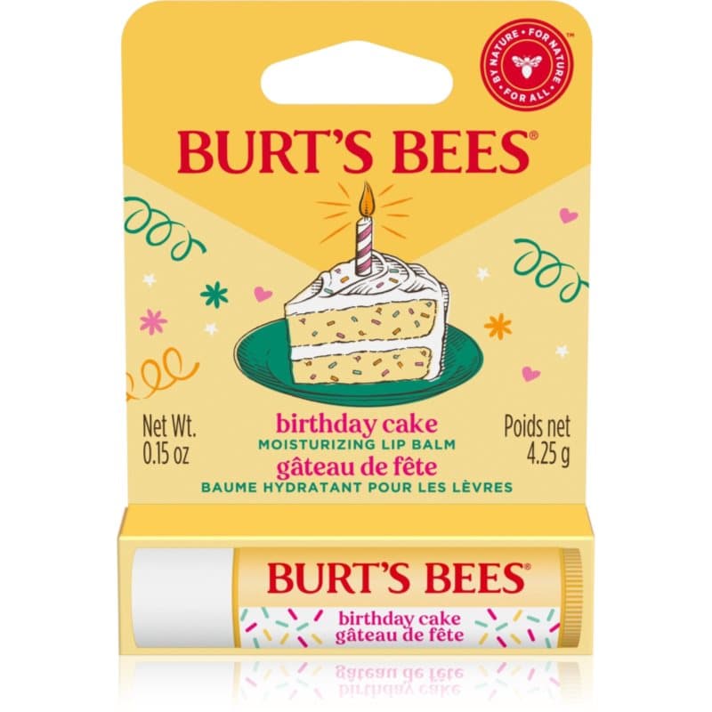Burt’s Bees Birthday Cake Lippenbalsem met Bijenwas Smaak Vanilla Cake 4.25 g