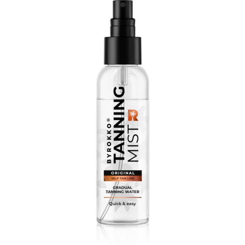 BYROKKO Shine Brown Tanning Zelfbruinend water voor Gelijkmatige Bruining 100 ml
