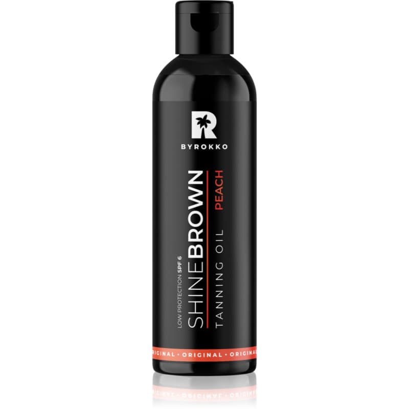 BYROKKO Shine Brown Peach beschemende crème voor ondersteuning van bruining SPF 6 150 ml