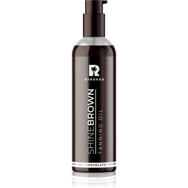 ByRokko Shine Brown Tanning Oil samenstelling voor versnelling en verlenging van bruining 145 ml