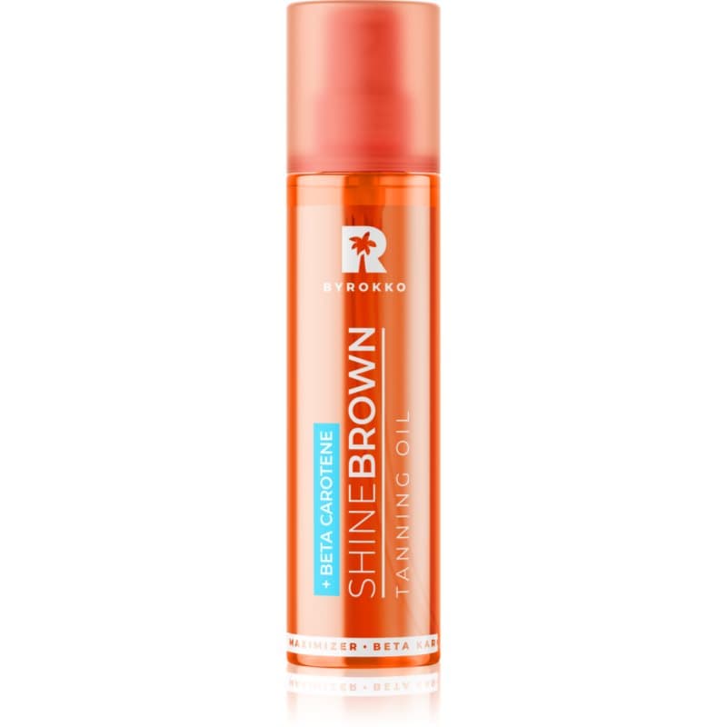 BYROKKO Shine Brown Beta Carotene Zonnebrandolie 150 ml