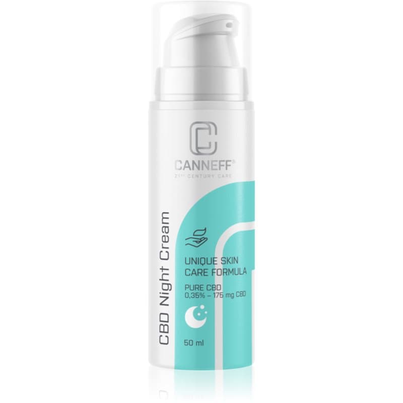 Canneff Balance CBD Night Creme Nachtcrème Tegen Alle Tekenen van Ouderworden 50 ml