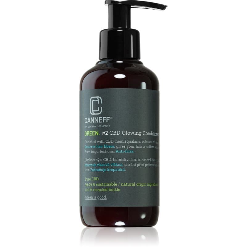 Canneff Green CBD Glowing Conditioner Conditioner tegen Kroes Haar 200 ml