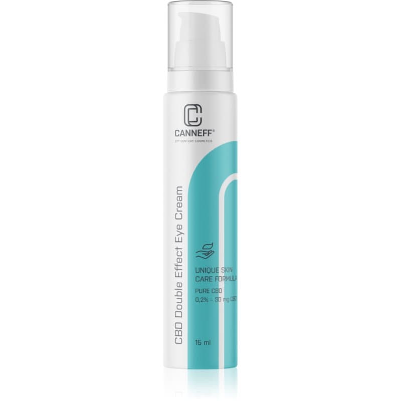 Canneff Balance CBD Double Effect Eye Cream Oogcrème voor Correctie van Donkere Kringen en Rimpeltjes 15 ml