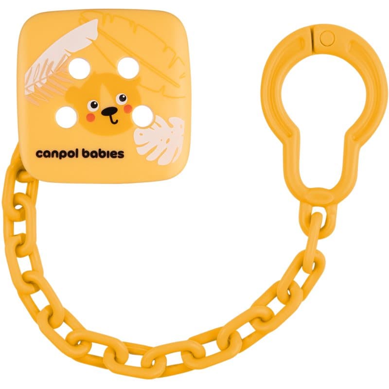 Canpol babies BabiesBoo Soothers Holder fopspeenketting Gepard 1 st