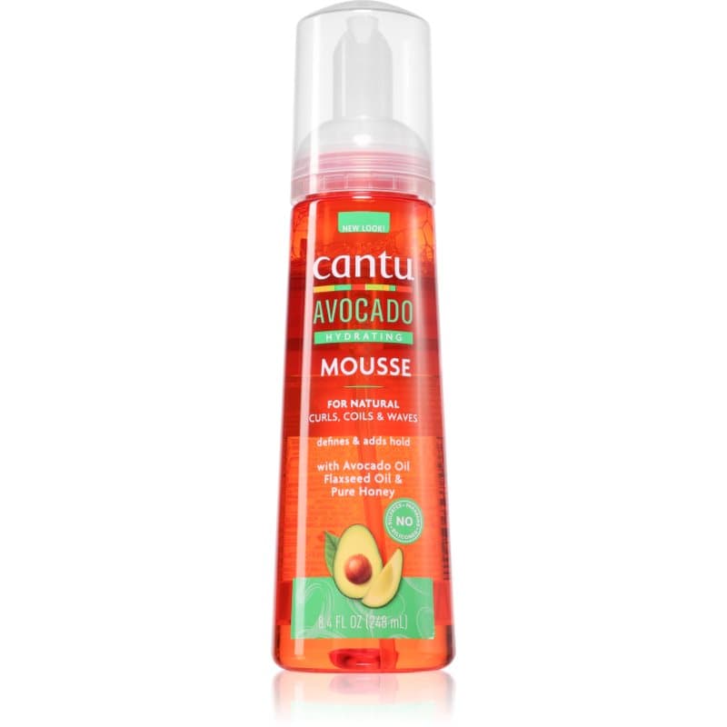 CANTU Avocado Styling Mousse Styling Gel Voor Golvend en Krullend Haar 248 ml