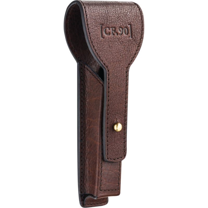 Captain Fawcett Accessories CF.90 lederen hoes voor scheerapparaat hand gemaakt
