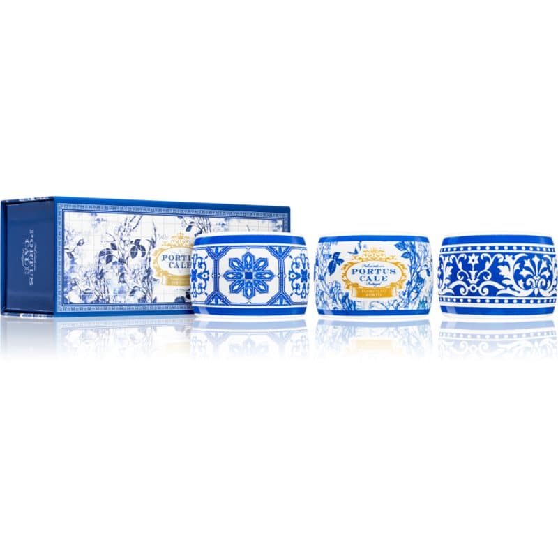 Castelbel Portus Cale Gold & Blue Gift Set 3x70 g