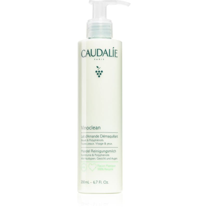 Caudalie Vinoclean Make-up Remover Milk voor Gezicht en Ogen 200 ml