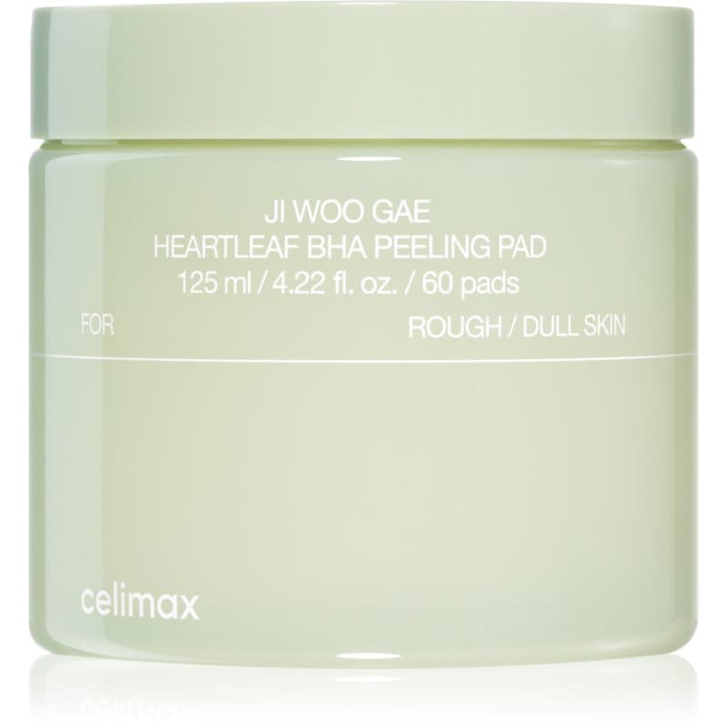 celimax Ji Woo Gae Heartleaf BHA Peeling Pad Exfoliërende Kussentjes met kalmerend effect 60 st
