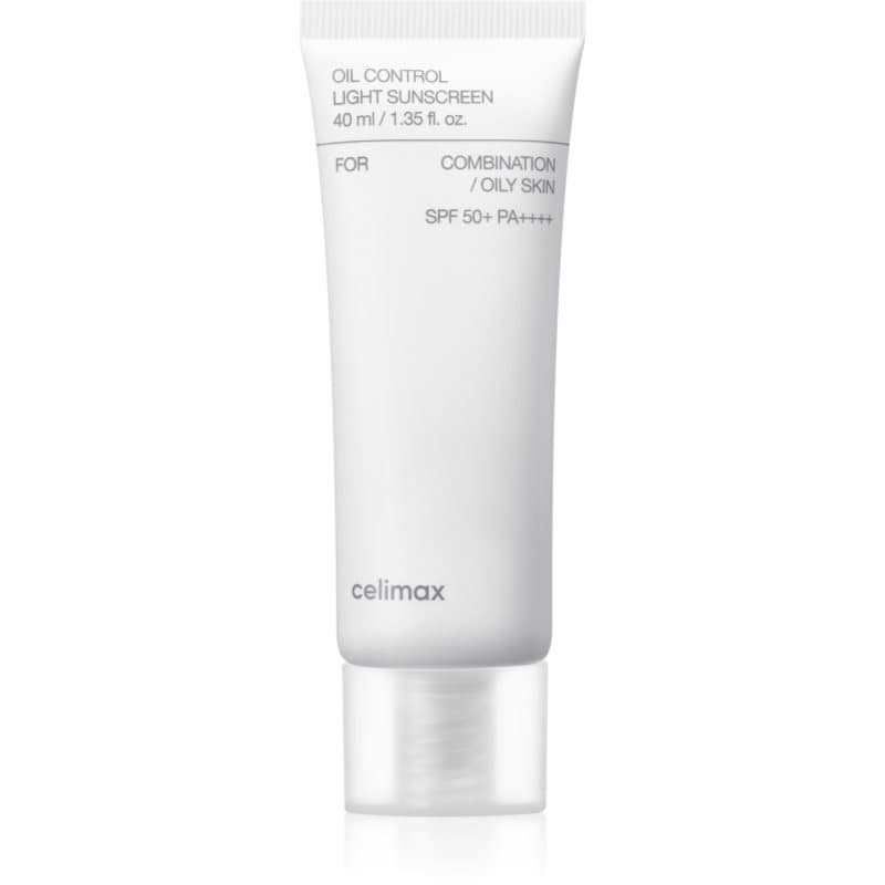 celimax Oil Control Light Sunscreen Zonnebrandcrème SPF 50+ voor Gemengde en Vette Huid 40 ml