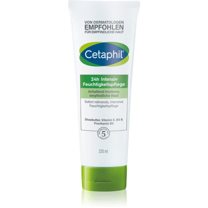 Cetaphil 24h Intensive Moisturiser intensief hydraterende crème voor Droge en Gevoelige Huid 220 ml