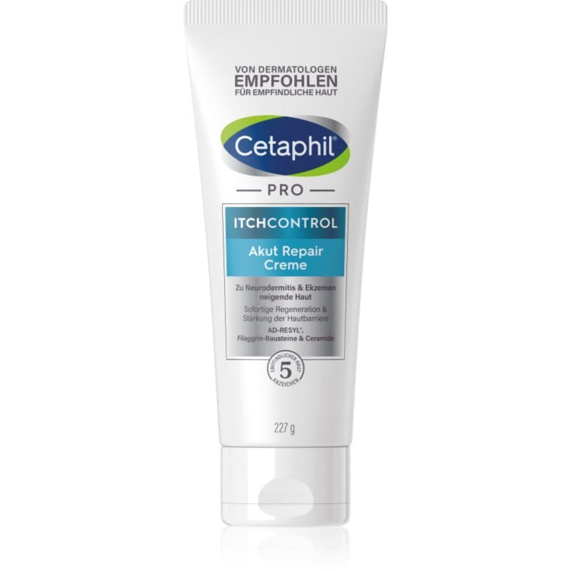 Cetaphil Pro ItchControl Repair Herstellende Crème voor de droge en eczematische huid 227 ml