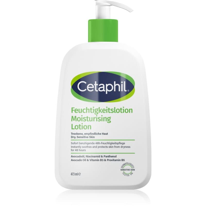 Cetaphil Moisurizing Lotion Hydraterende Crème voor Droge en Gevoelige Huid 473 ml