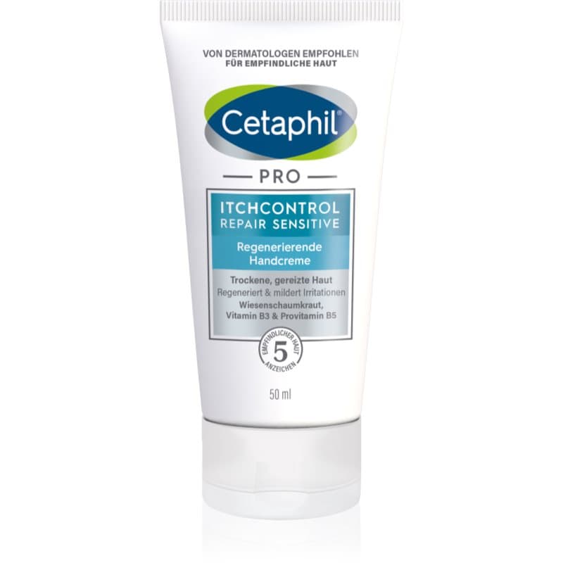 Cetaphil PRO ItchControl Repair Sensitive Regenerating Hand Cream Herstellende Handcrème voor Gevoelige Huid 50 ml