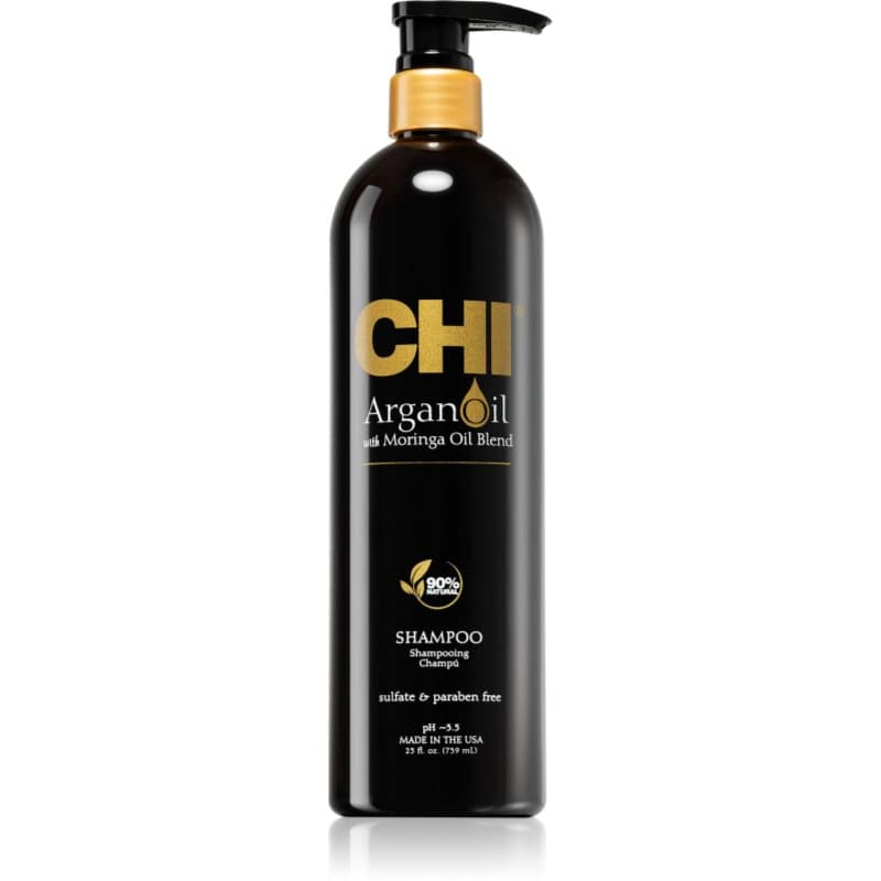 CHI Argan Oil Shampoo Voedende Shampoo voor Droog en Beschadigd Haar 739 ml