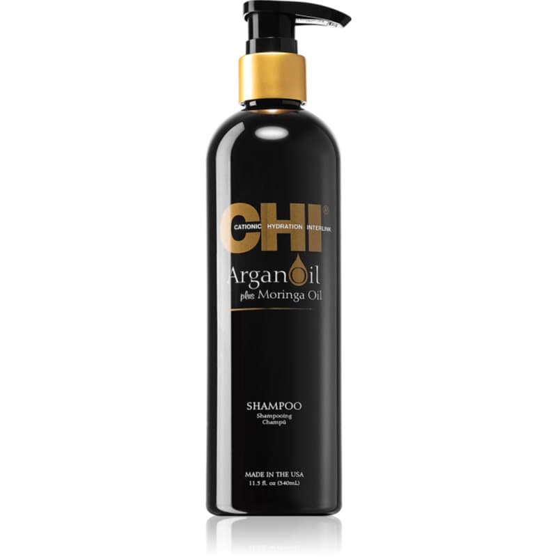 CHI Argan Oil Shampoo Voedende Shampoo voor Droog en Beschadigd Haar 340 ml