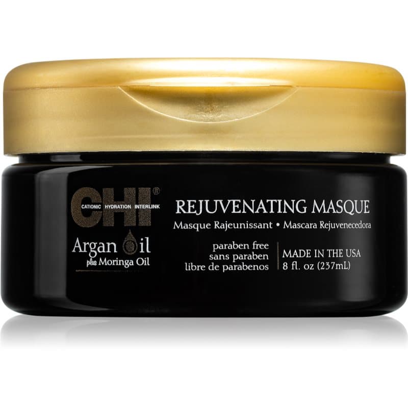 CHI Argan Oil Rejuvenating Masque Voedende Masker voor Droog en Beschadigd Haar 237 ml
