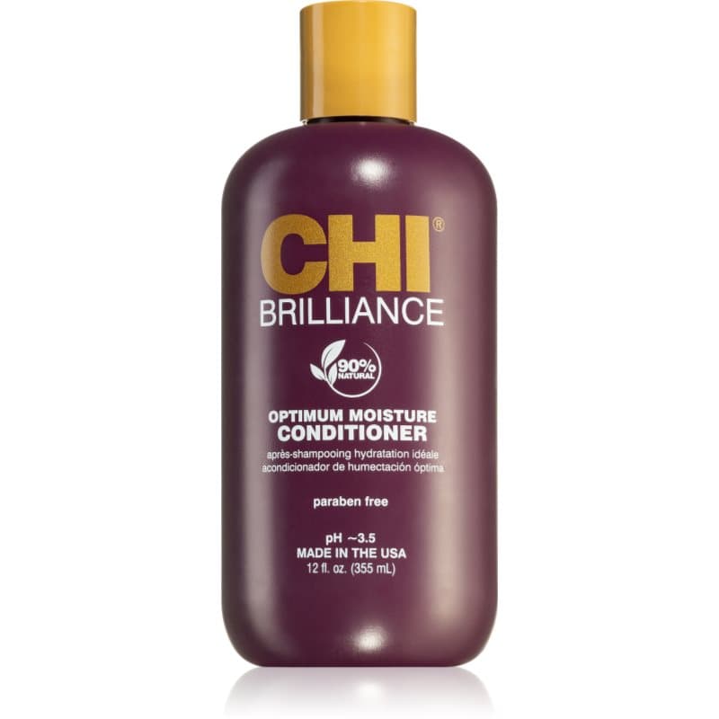 CHI Brilliance Optimum Moisture Conditioner Hydraterende Conditioner voor Droog en Beschadigd Haar 355 ml