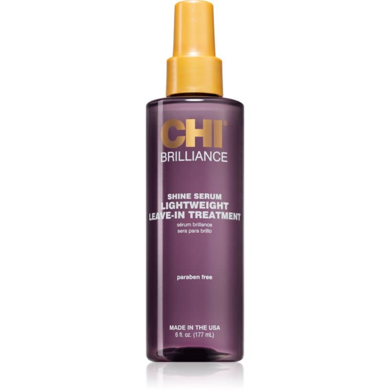 CHI Brilliance Shine Serum Lightweight Leave-in Ttreatment Lichte Serum voor Glanzend en Zacht Haar 177 ml