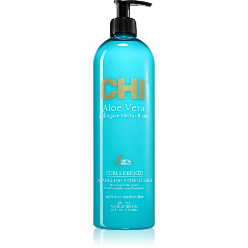 CHI Aloe Vera Curl Enhancing Shampoo Shampoo Voor Golvend en Krullend Haar 739 ml