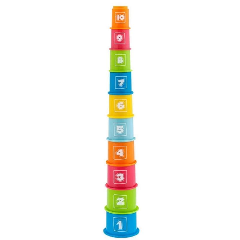 Chicco 2 in 1 Stacking Cups stapelbare bekers 9m+ 10 st