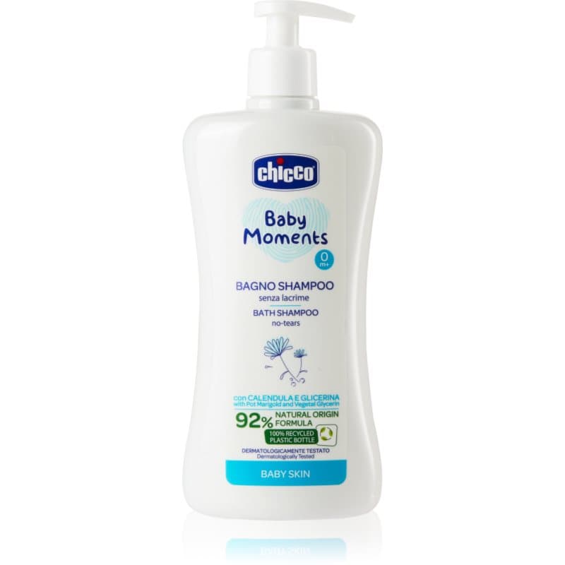 Chicco Baby Moments Bath Shampoo Shampoo voor het hele Lichaam voor Kinderen vanaf Geboorte 0 m+ 500 ml