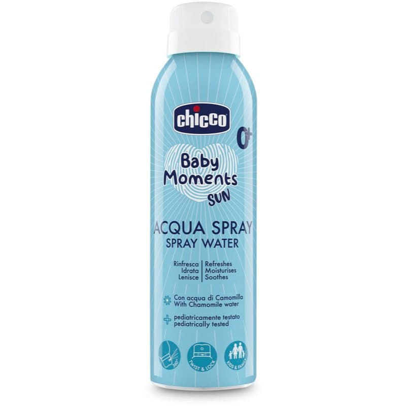 Chicco Baby Moments Acqua Spray Verfrissende Spray voor Kinderen 0m+ 150 ml