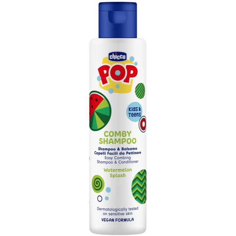 Chicco Pop Comby Shampoo & Conditioner Shampoo en Conditioner Watermelon 250 ml