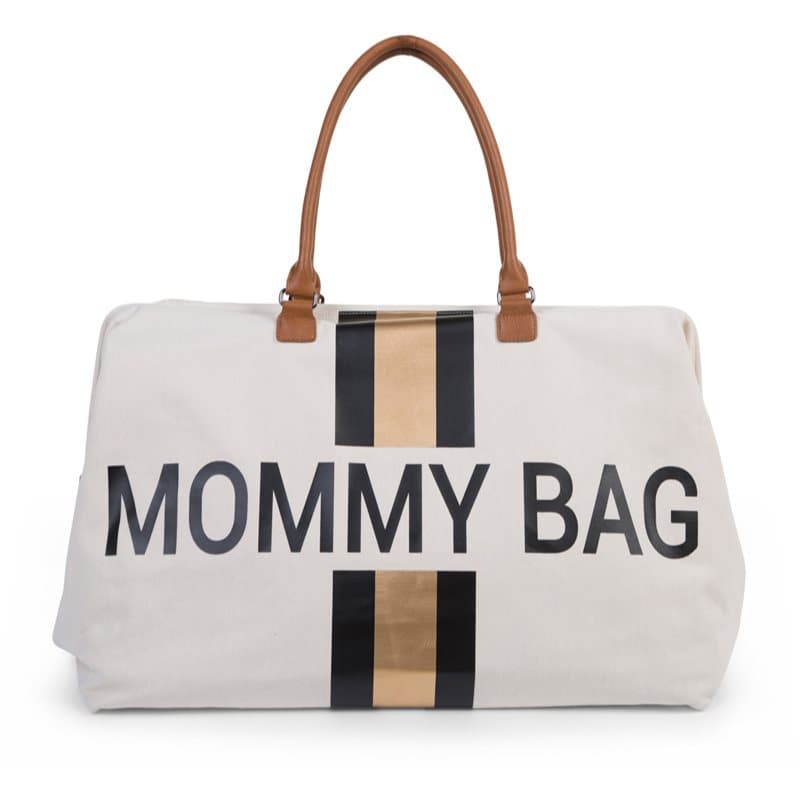 Childhome Mommy Bag Off White / Black Gold verschoningstas 55 x 30 x 30 cm 1 st