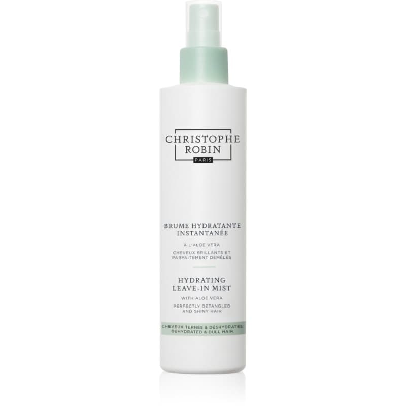 Christophe Robin Hydrating Leave-In Mist with Aloe Vera Voedende en Hydraterende Spray voor Droog en Overgevoelig Haar 150 ml