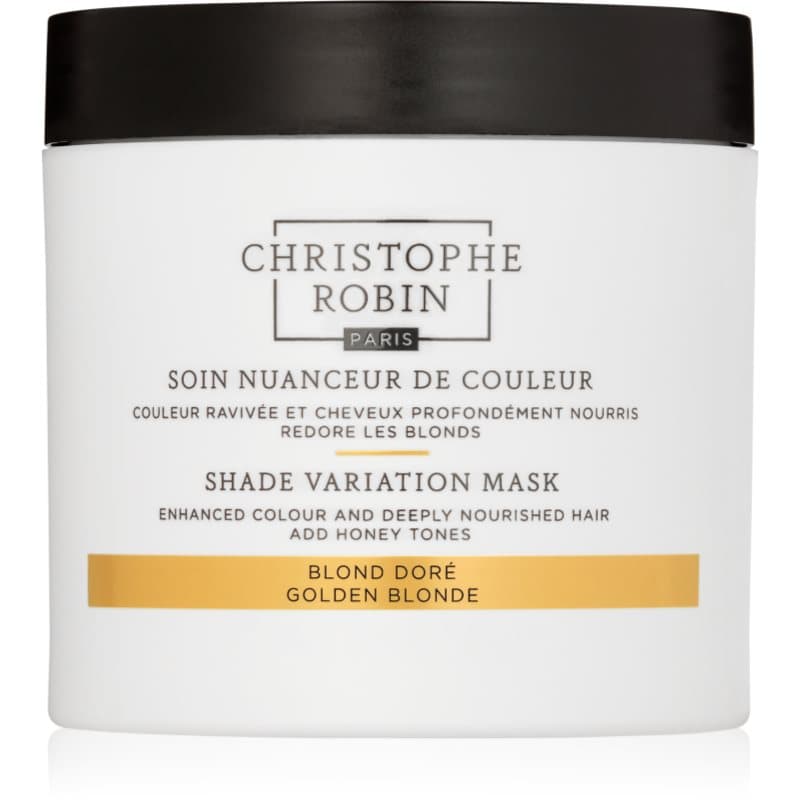 Christophe Robin Shade Variation Mask Voedende Crèmemasker voor het Haar Tint Golden Blond 250 ml