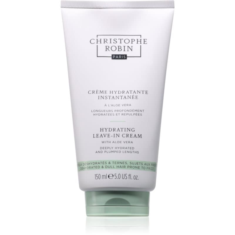 Christophe Robin Hydrating Leave in cream Haarcrème voor Glas bij Droog en Broos Haar 150 ml