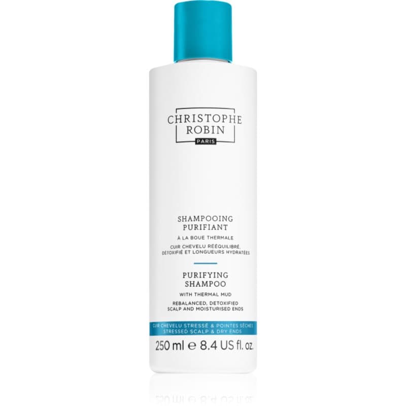 Christophe Robin Purifying Shampoo with thermal mud reinigende, ontgiftende shampoo 250 ml