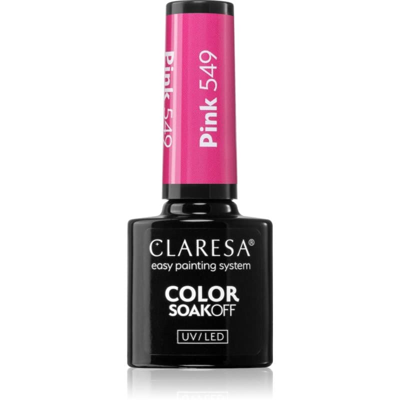 Claresa SoakOff UV/LED Color Balloon Journey Gel Nagellak Tint Pink 549 5 g