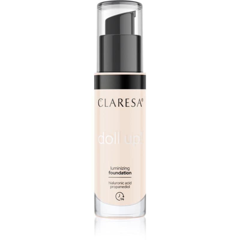 Claresa Doll Up! Verhelderende Foundation voor Natuurlijke Uitstraling Tint 02 Light 34 g