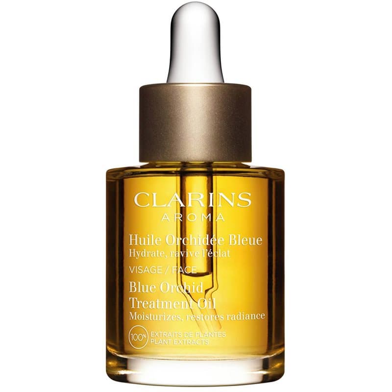 Clarins Blue Orchid Treatment Oil Antioxidanten Gezichtsolie voor Dag en Nacht met Hydraterende Werking 30 ml