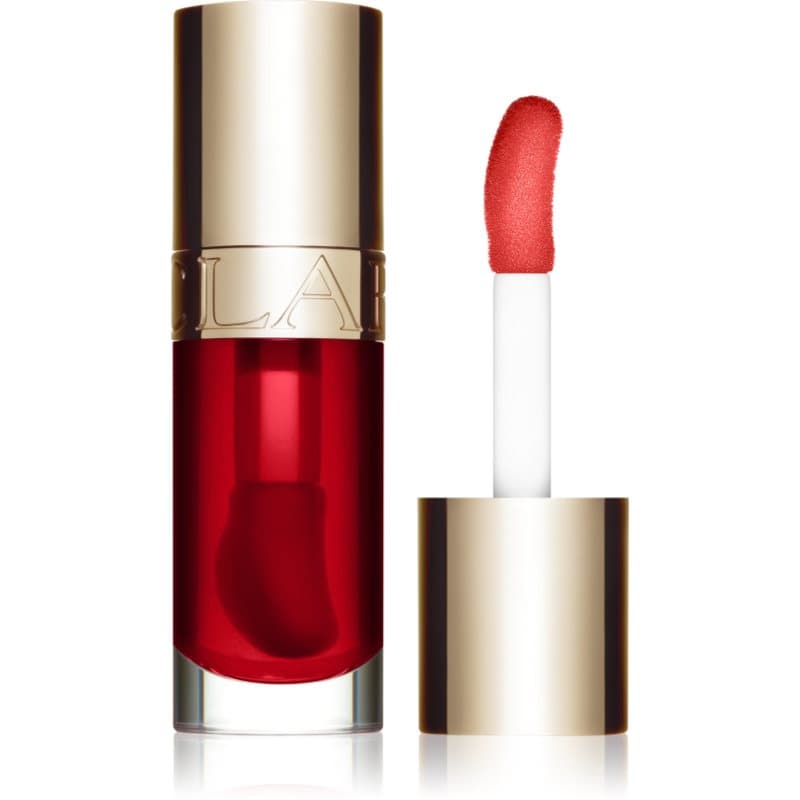 Clarins Lip Comfort Oil lippenolie met Hydraterende Werking Tint 08 strawberry 7 ml