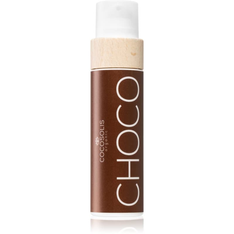 COCOSOLIS CHOCO verzorgende zonnebrandolie zonder Beschermingsfactor met geur Chocolate 110 ml